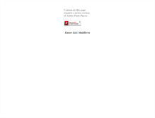 Tablet Screenshot of llcmaldives.com